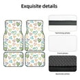 thumbnail image 5 of ZICANCN Waterproof Car Floor Mats Full Set, Lovely Love Graffiti Automotive Carpet Mats for Vehicle Trucks Suv Jeep, 4 Pieces, 5 of 6