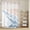 light blue, variant on Ombre Ocean Beach No Hook Shower Curtain with Snap in Liner, Waterproof Fabric Shower Curtains, Nautical Coastal Beach Sandy Gradient Gray Shower Curtain Set Top See Through for Bathroom 36"x72"
