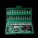 thumbnail image 2 of 46Pcs Car Repair Tool Set Automobile Maintenance Socket Wrench Combination Hardware Green Box, 2 of 5
