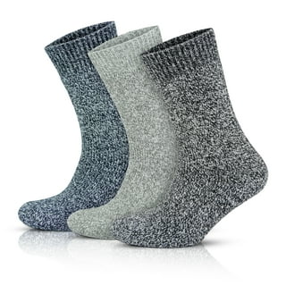 Alvada 80% Merino Wool Hiking Socks Thermal Warm Crew Winter Boot Sock ...