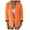 Orange, variant on asdoklhq Clearance Coats Under $10.00 Plus Size,Womens Casual Solid Open Front Cardigan Long Sleeve Jacket Coat