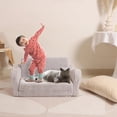 thumbnail image 3 of Silla infantil MOMCAYWEX extra ancha 2 en 1 Soft Sherpa Grey, 3 of 8