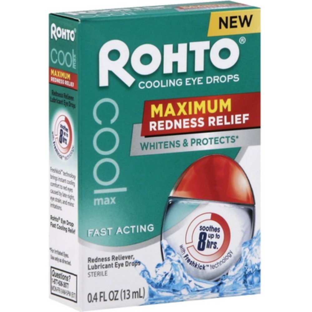 Rhoto Cooling Eye Drops, 0.4 oz