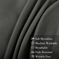 thumbnail image 3 of PiccoCasa Soft 1800 Series Microfiber Long Pillowcases Full-Size, 3 of 10