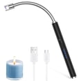 thumbnail image 1 of Arc Lighter, Usb Electronic Lighter Plasma Lighter Windproof With Led Display (black), 1 of 5