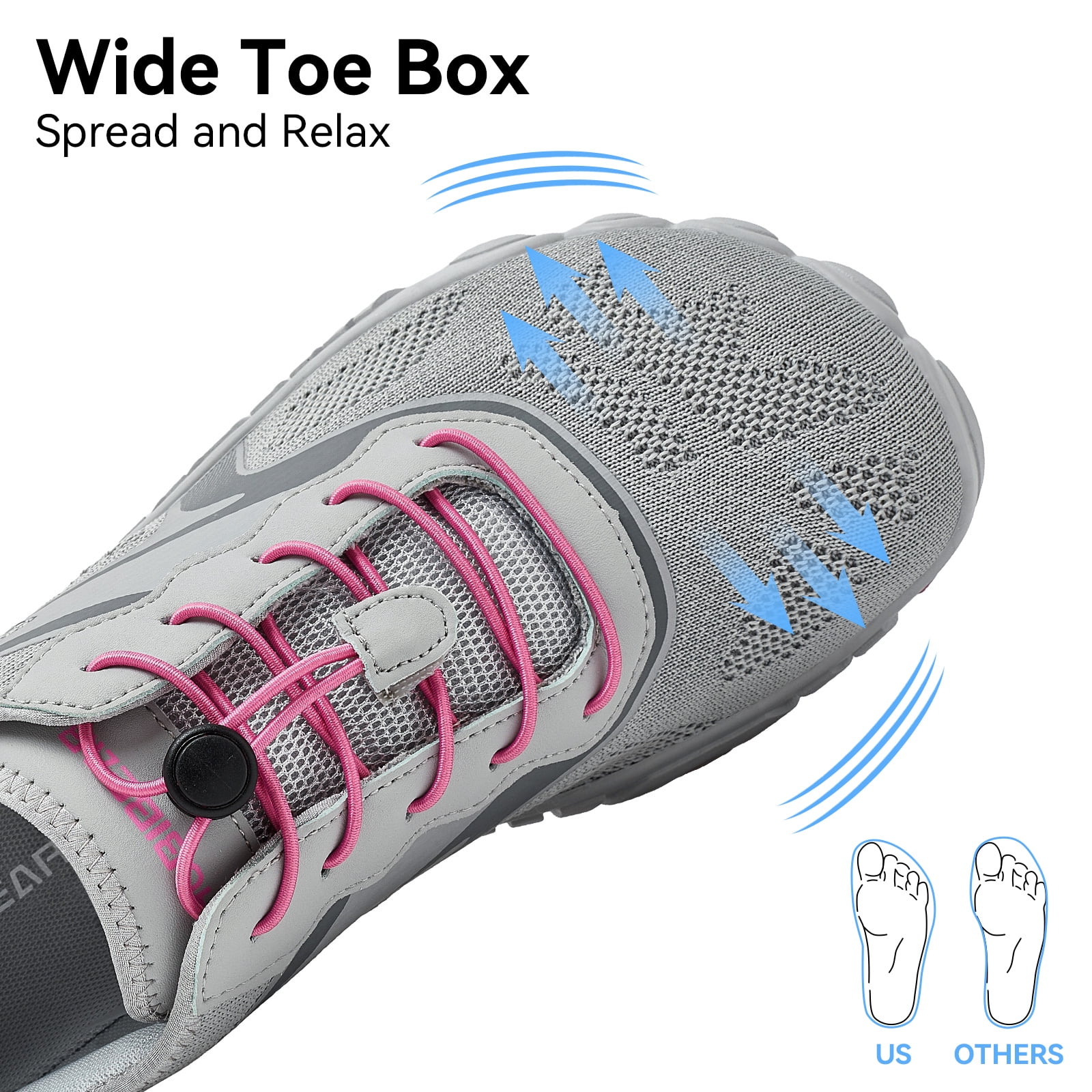 HOBIBEAR Barefoot Shoes for Women Men Wide Toe Box Zero Drop  display picture 1