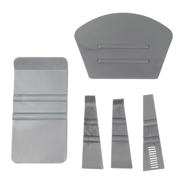 Professional Car Film Tool Set With Light Grey Squeegees For Smooth Smoothing During Vehicle 5 Pcs