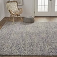 thumbnail image 4 of 5' X 8' Purple Taupe And Gray Wool Hand Woven Distressed Stain Resistant Area Rug, 4 of 9