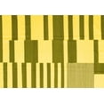 thumbnail image 1 of Ahgly Company Indoor Rectangle Abstract Yellow Contemporary Area Rugs, 7' x 10', 1 of 4