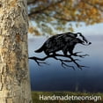 thumbnail image 2 of Handmadetneonsign Badger On Branch Metal Tree Stake, Badger Garden Tree Stake, Badger Metal Tree 68441, 2 of 5