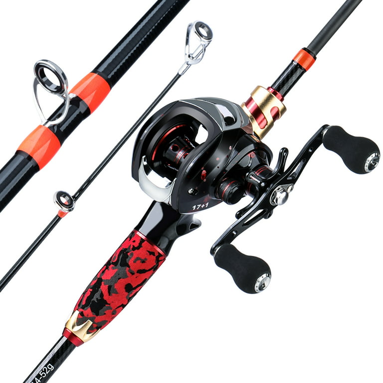 Sougayilang Baitcasts Fishing Rod and Reel Combo with Casting Rod