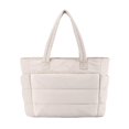 thumbnail image 1 of Bolso de hombro acolchado para mujer, bolso de mano impermeable con múltiples bolsillos, bolso para portátil, para el trabajo, el gimnasio, 1 of 8