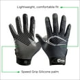 Cutters Game Day Football Receiver Glove with Silicone Grip, Child S/M