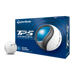 TaylorMade 2025 TP5 Golf Balls, 12 Pack, White