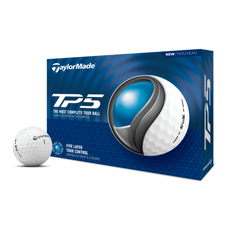 TaylorMade TP5 ゴルフボール 2ダースセット 2 pack) TaylorMade TP5 Golf Balls 12pk, White - Walmart.com