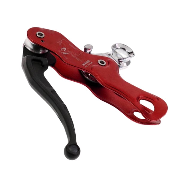 Sonducket Outdoor Rock Climbing Descender Self Braking Rappelling Gear for Downhill Escalada Rojo