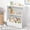 White, variant on Huisuilinss Bookshelf And Toy Storage Organizer,Wood Bookcase,Book Shelf For Playroom Hallway Bedroom School