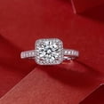 thumbnail image 5 of Adjustable 1 Carat Shiny Moissanite Ring - 18K Gold Plated, 925 Sterling Silver, Elegant and Sexy Design, Perfect for Daily, Party, Engagement, Wedding, Anniversary Gift, 5 of 7