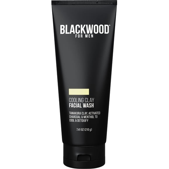 Arcilla refrescante para hombre Face Wash Blackwood con carbón activado