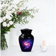 thumbnail image 7 of JAGASY Purple Galaxy Small Cremation Urns for Parents - Keepsake Urn for Ashes Adult Male & Female - Miniature Urn for Ashes Women - Handmade Blue Urns for Father - (3 Inch), 7 of 7