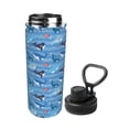 thumbnail image 2 of Hirioo Blue Fish for 18oz Sports Insulated Kettle for Gym Hiking Camping Running Mountain Bike Outdoor Sports, 2 of 7