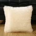 thumbnail image 7 of Tuvgenk 17x17 Decorative Pillow Covers Beige Stain Protection Pillow Covers Comfortable Decorative Square Cotton Sofa Pillow Covers, 7 of 7