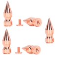 thumbnail image 3 of Cone Spikes, Burr Free Clear Thread Spikes Electroplating Treatment  For Decoration For Bag, 3 of 8