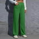 thumbnail image 1 of WILLBEST Pantalones Casuales para Mujer 2025, de Cintura Alta, Rectos, con Botones, para Trabajo y Negocios, con Bolsillos. Chica, 1 of 4