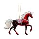 thumbnail image 1 of Colgante de caballo 2D acrílico realista, adorno navideño con lazo para colgar, ideal para amantes de la equitación., 1 of 8