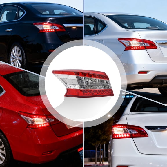 Tail Light Taillamp Left Outer Driver Side LH For 2013 2014 2015 Nissan Sentra