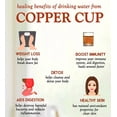 thumbnail image 4 of Pure Copper Tumblers for Drinking - Ayurvedic Health Pure Copper Cups Pack Of 10, 4 of 4