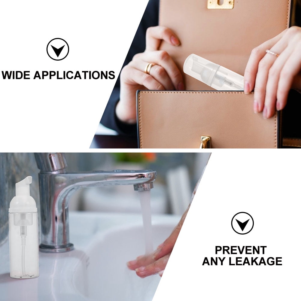 BESTYASH Travel Essentials 12pcs Leakproof Foaming Soap Pump Bottles Empty Containers for Home Use