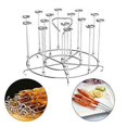 thumbnail image 1 of Soporte del pincho de acero inoxidable 304 YONGSHENG para Freidora de aire 6Qt, 1 of 5