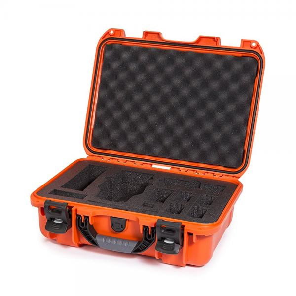 Orange Nanuk 915 Waterproof Hard Case with Foam Insert for DJI Mavic Air 2