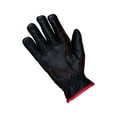 thumbnail image 3 of Dream Apparel Red & Silver Butterfly in a White Graphic Embroidered Leather Gloves Full Finger Glove, 3 of 4
