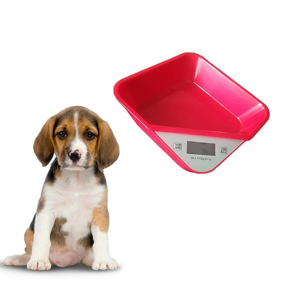 Báscula Digital Yinane para mascotas multifunción con bandeja