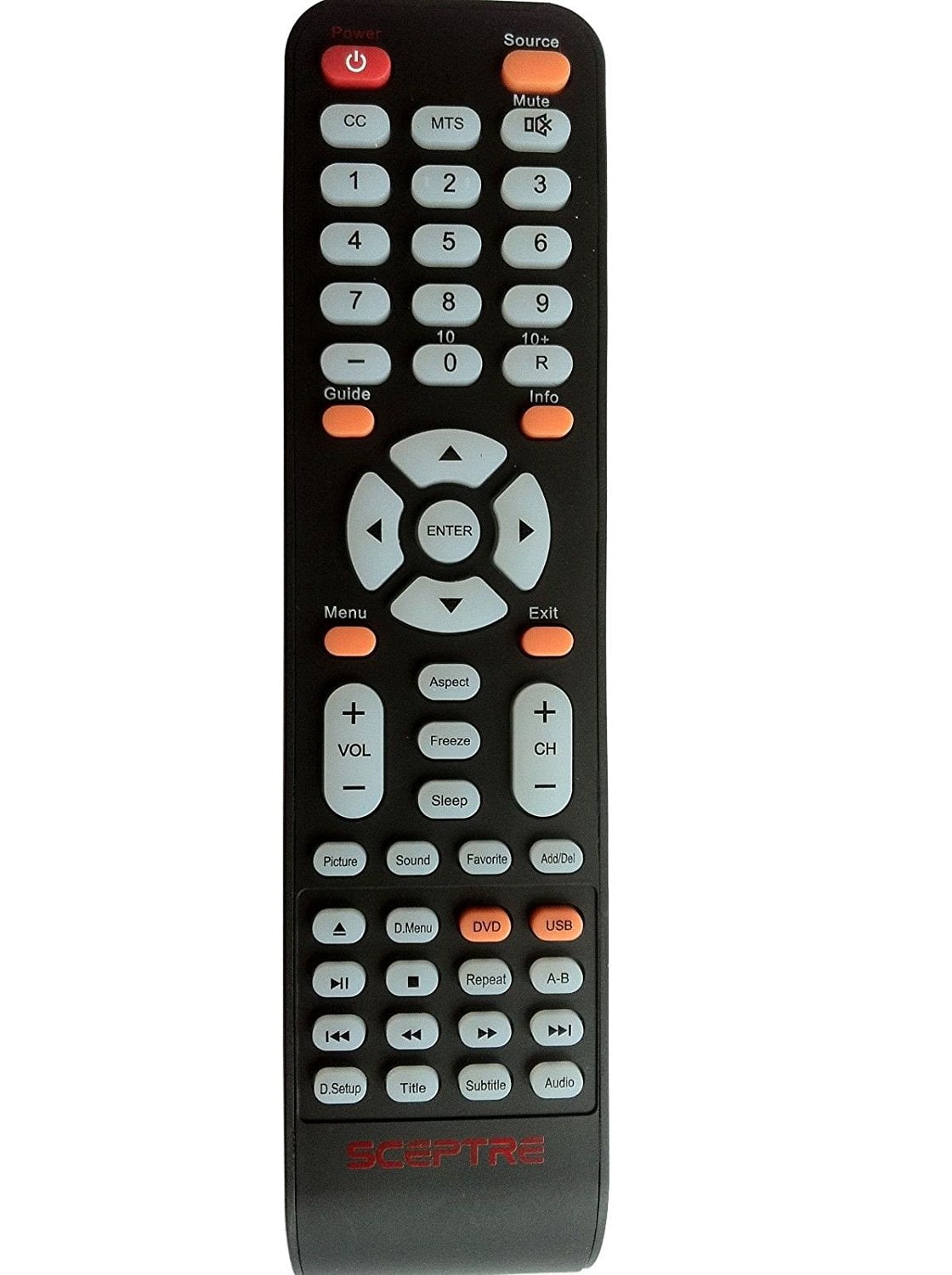 magnavox remote codes for a sceptre tv
