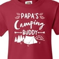 thumbnail image 4 of Inktastic Papas Camping Buddy Youth T-Shirt, 4 of 5