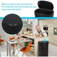 thumbnail image 6 of BIQWBIC 13 Gallon Automatic Trash Can, Touchless Stainless Steel Kitchen Garbage Can, Black, 6 of 7
