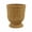 Ginger-Woven Resin Urn Planter, variant on Goblet Woven Planter Urn Shape, Woven Stylish Planter Baskets Bulk Indoor Outdoor Plants Woven Wicker Baskets for Flower Pots Cover and Room Decor