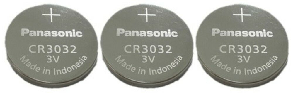 Panasonic Battery, Lithium Button Cell Cr3032- Cr 3032 (3 Pieces)
