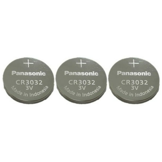 Panasonic Battery, Lithium Button Cell Cr3032 Cr 3032 (3 Pieces
