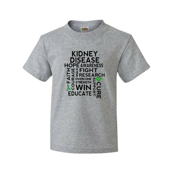 Inktastic Kidney Disease Awareness Walk Youth T-Shirt