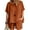 Brown, variant on tasrioml Women's Cotton Linen 2-Piece Outfit Short Sleeve Crewneck Pullover Top And Shorts Set with Pockets Summer Casual Loungewear Tracksuit