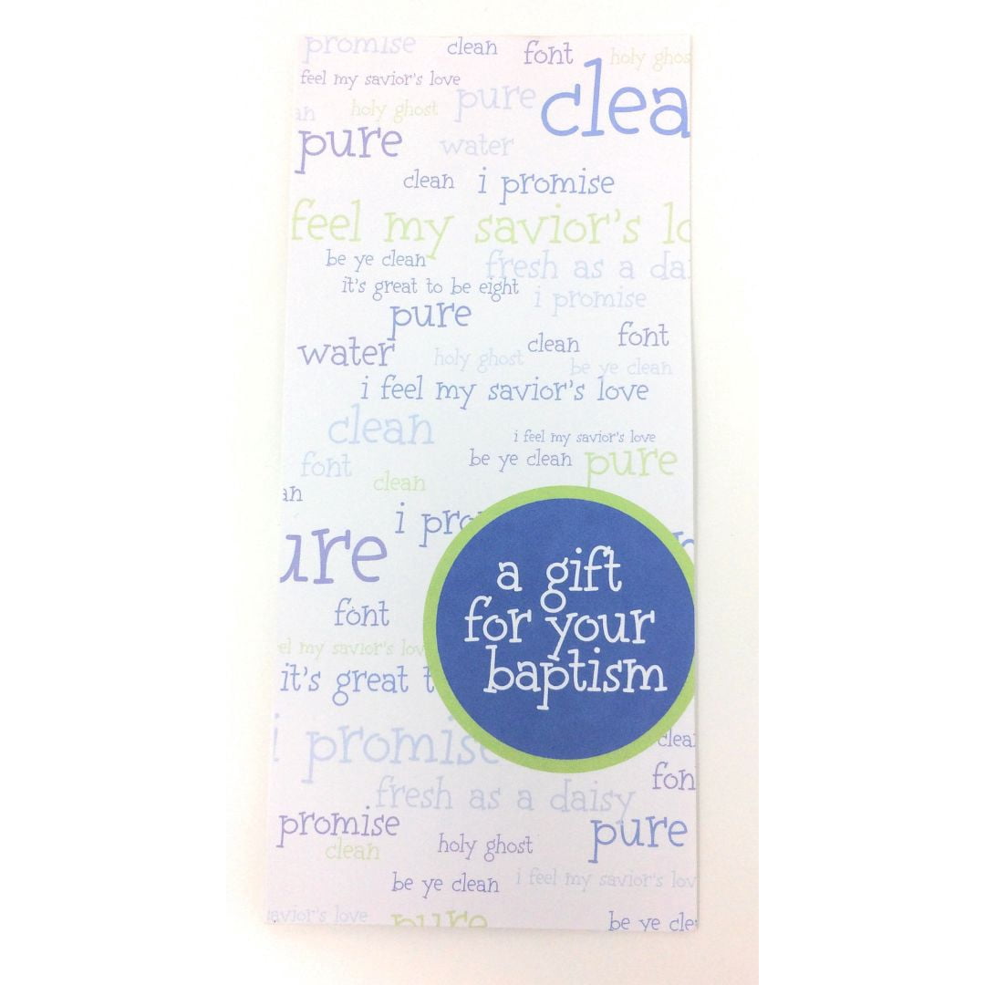 A Gift For Your Baptism Money Card - Baptism - Boy - Walmart.com