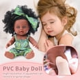 thumbnail image 4 of TUSALMO 10 INCH Black Baby Doll Toy with Accessories - African American Baby Dolls in Gift Box - Ideal Holiday, Christmas, Birthday Gift for 3 Year Old Girls - Soft Body Black Dolls for Toddlers, 4 of 5