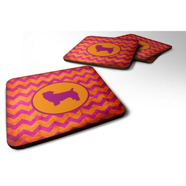 Carolines Treasures SDK1032-B-FC Foam Coaster Set of 4 3 1/2 x 3 1/2 multicolor