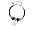 thumbnail image 2 of Delight Jewelry Runner Silhouette in 1/2'' Disc Granddaughter Celtic Knot Leather Bead Bracelet, 7"+2" Extender, 2 of 4