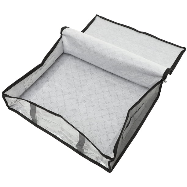 Bolsa de almacenamiento debajo de la cama, de gran capacidad, transpirable, no tejida, para mantas y edredones.