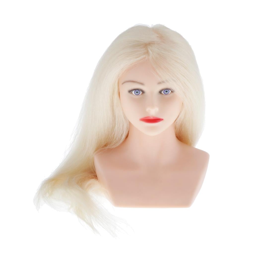 Salon de Tressage de Formation Pratique Mannequin Tête de Mannequin Modèle, Beige